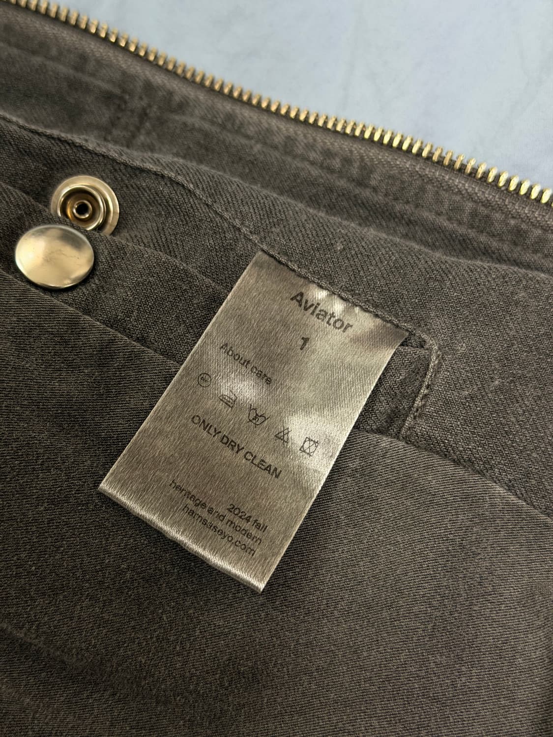 ham 에비에이터 MA-1 다이드 차콜 상품이미지8