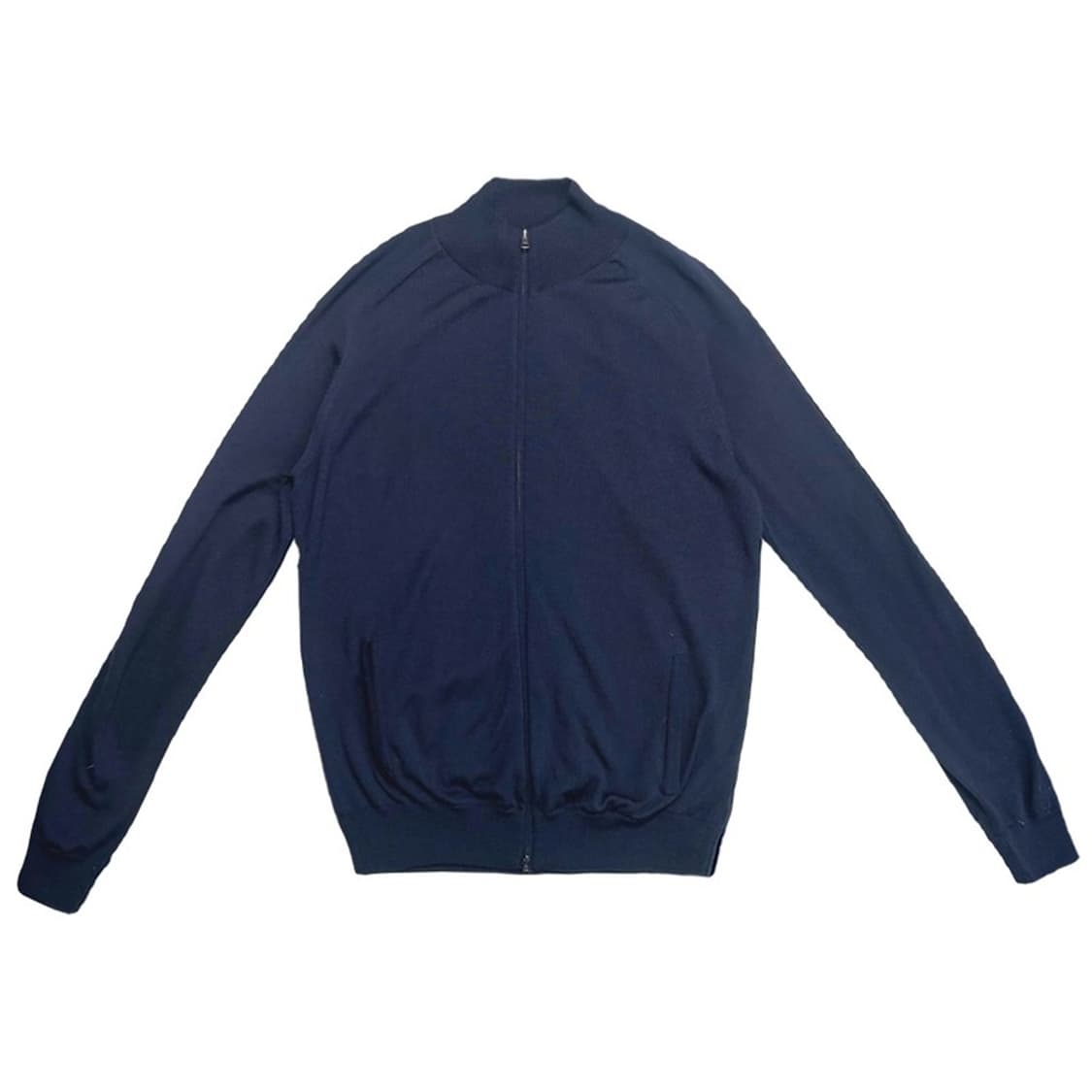 ZANONE 하프 집업 니트 네이비 52 상품이미지1