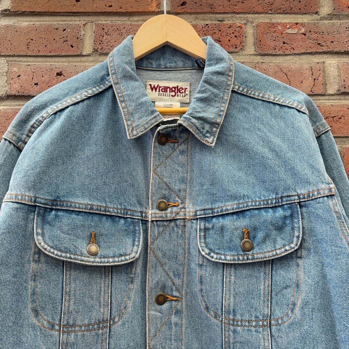 랭글러 Wrangler 러기드 웨어 데님 트러커 자켓 상품이미지2