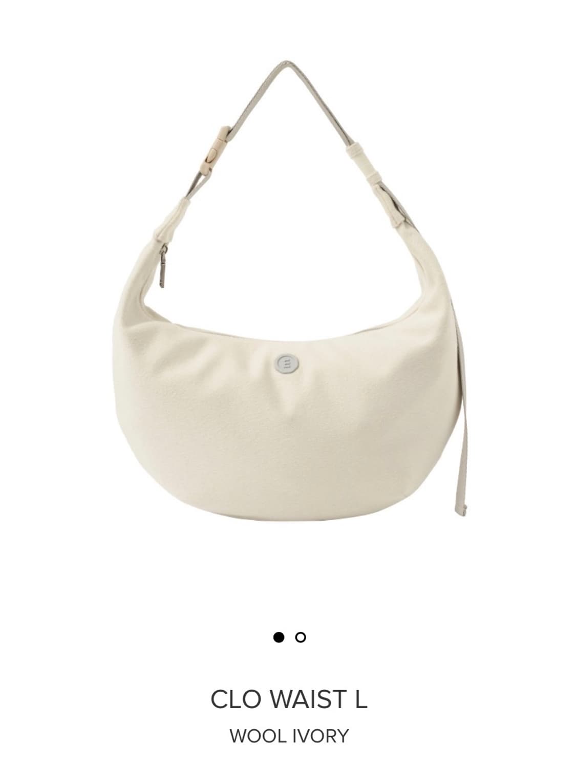 미시착 택새상품) 미닛뮤트 클로웨이스트 라지 울 아이보리 상품이미지1