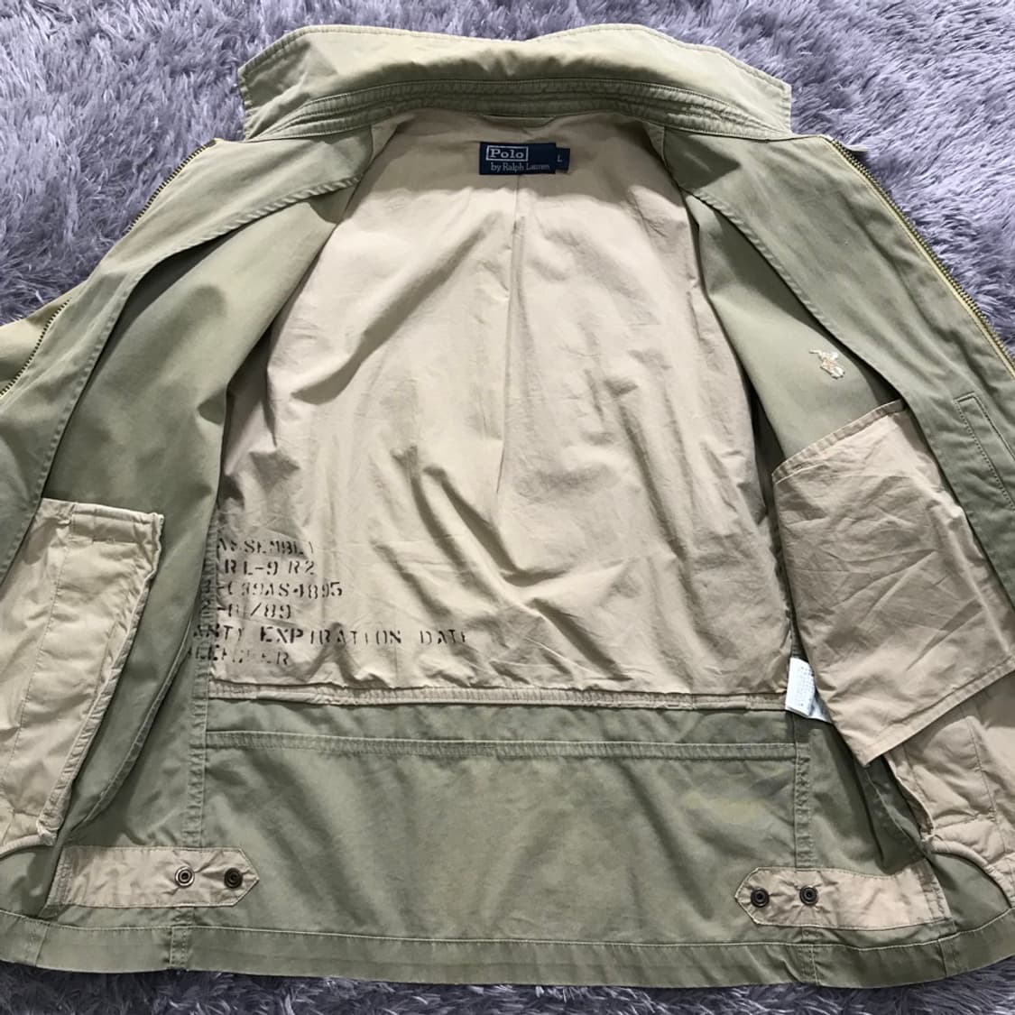 [[L] 폴로(POLO)랄프로렌 해링턴 투웨이 자켓#170 상품이미지4
