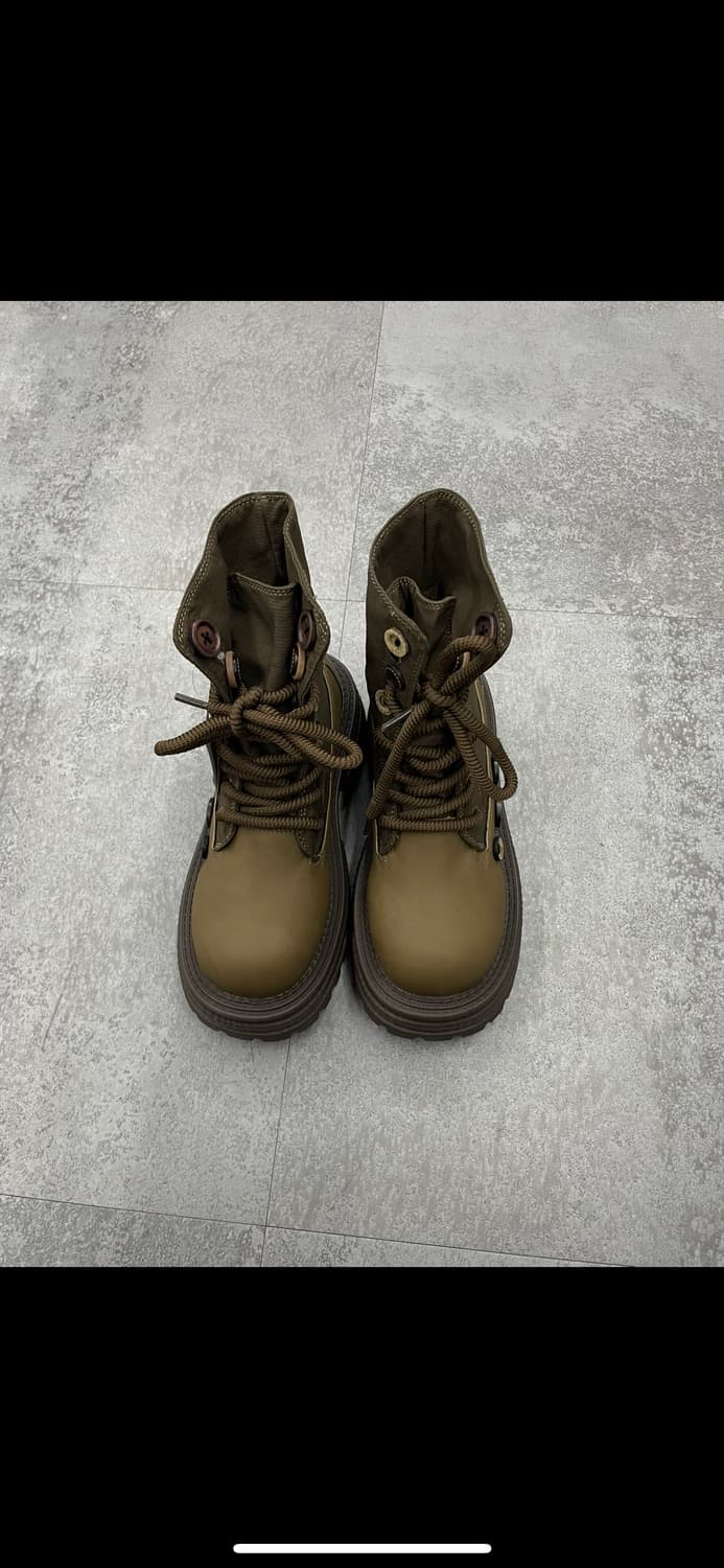 빈티지 하이탑 단추 통굽부츠 H1584 상품이미지3