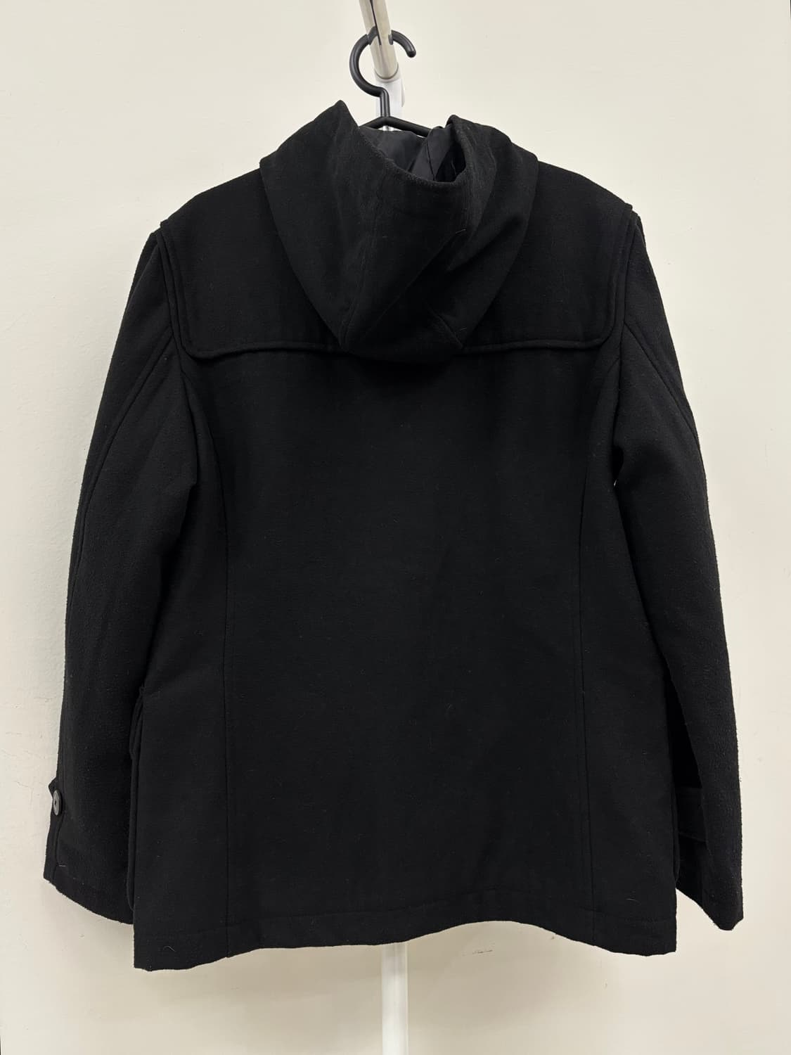 빈티지 블랙 하프 더플 코트 상품이미지8