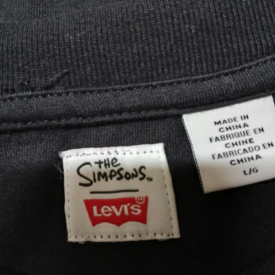 LEVIS 리바이스 심슨 콜라보 오버핏 롱 슬리브 긴팔티 상품이미지10