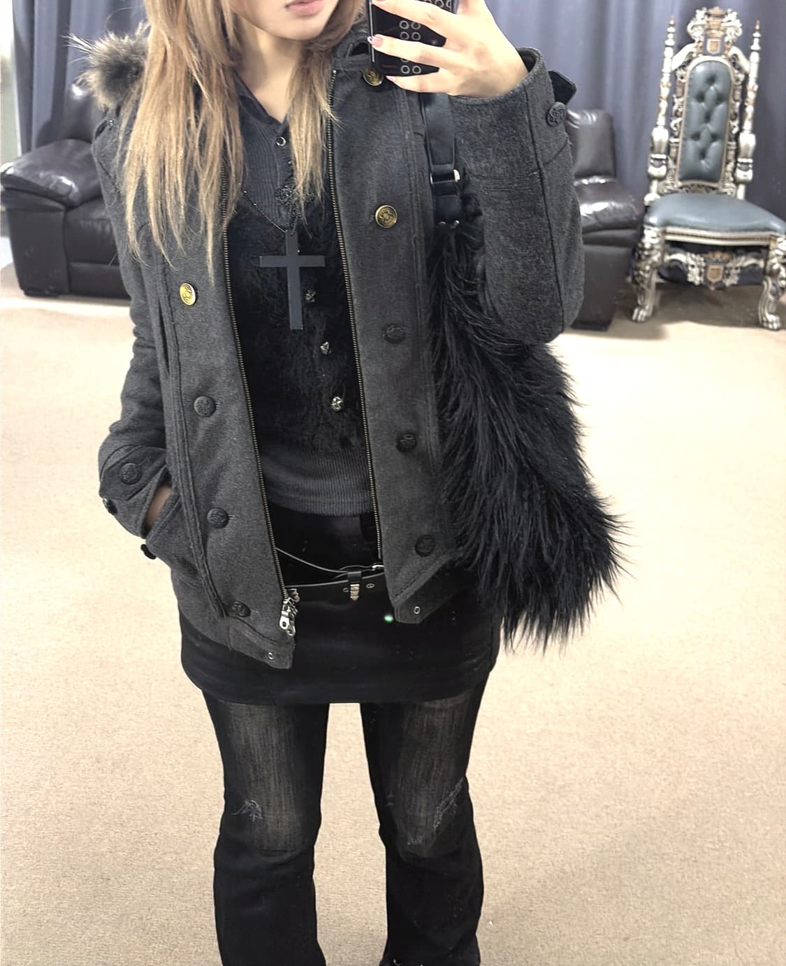 PPFM 나폴레옹 울 코트 자켓 상품이미지4