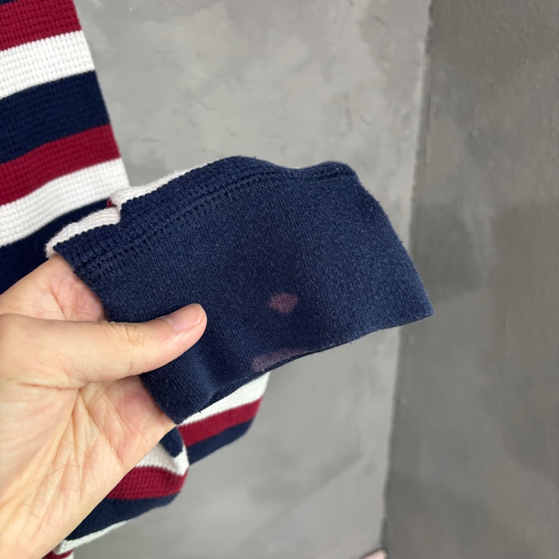 폴로 랄프로렌 스트라이프 와플 롱슬리브 상품이미지4