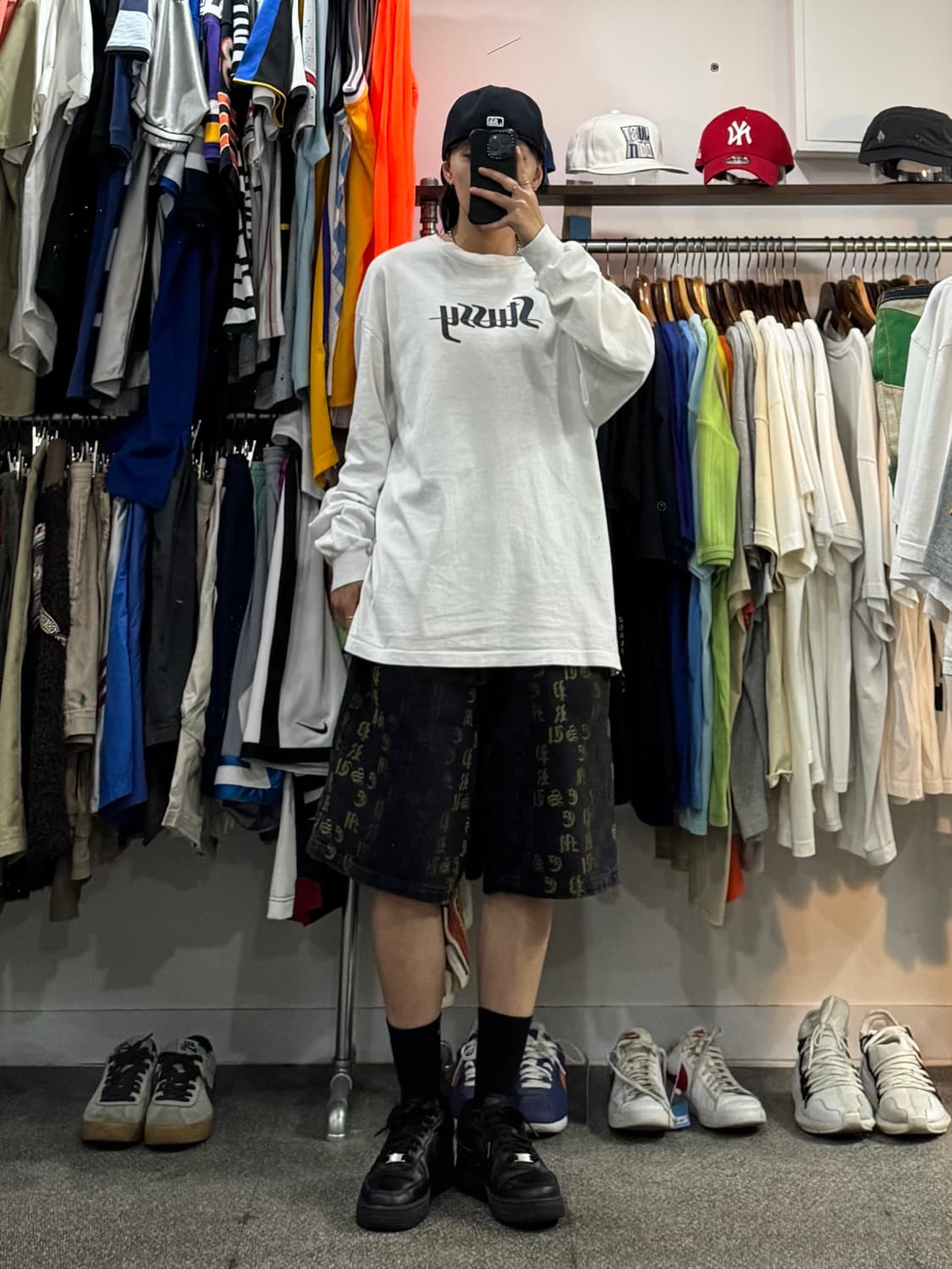 90s made in usa 스투시 롱슬리브 상품이미지5