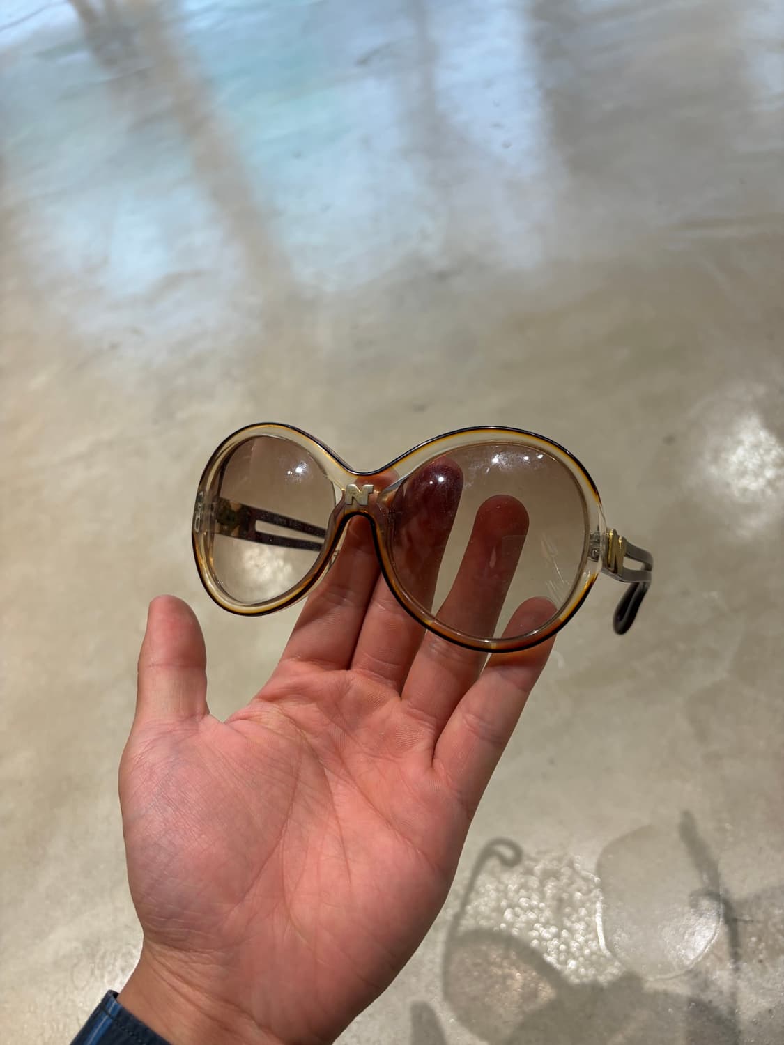 70s NINA RICCI  Butterfly Sunglasses 상품이미지3