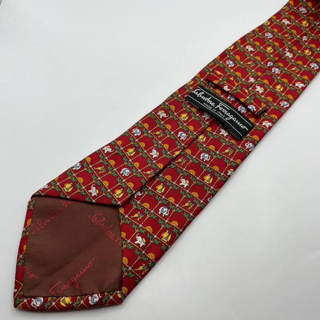 137) (Ferragamo) 살바토레페레가모 패턴 넥타이 상품이미지2