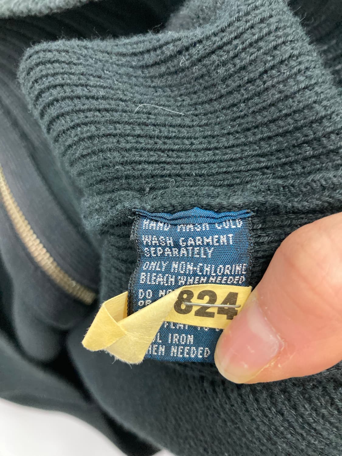 폴로 니트집업 상품이미지4