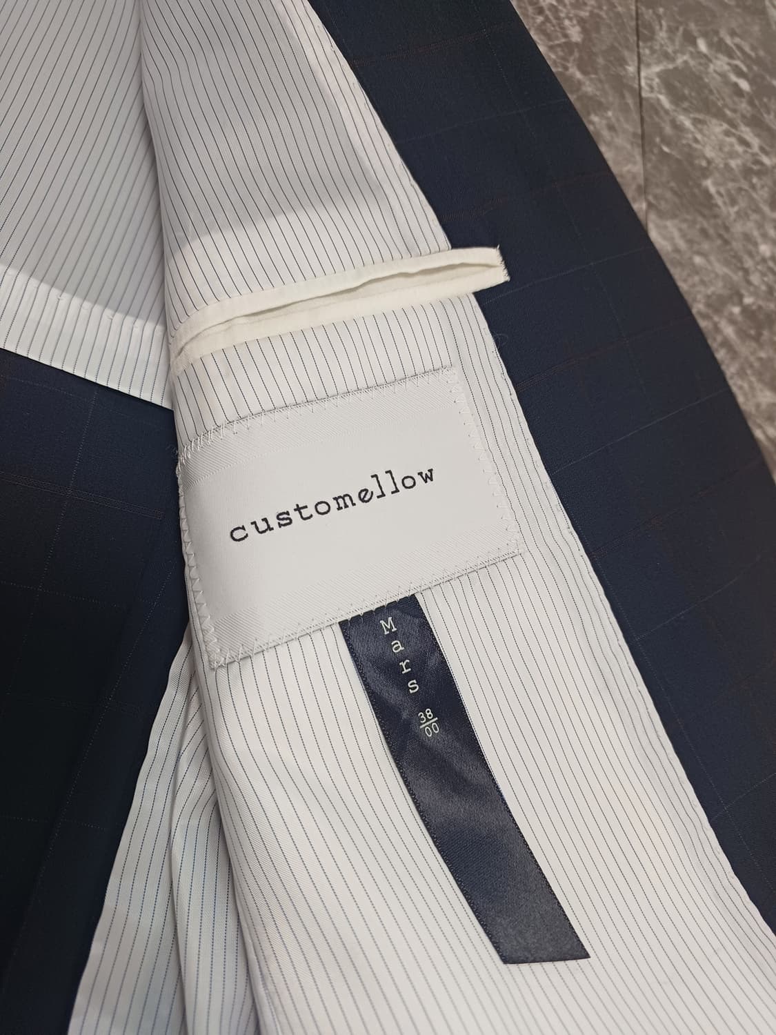 커스텀멜로우(customellow) 체크 자켓 M 상품이미지3