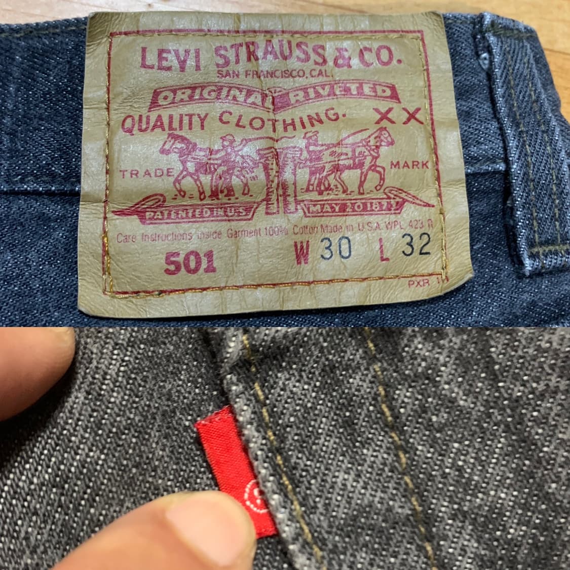 LEVIS 리바이스 501(653-유에스 팩토리)데님팬츠-유니색스 상품이미지10