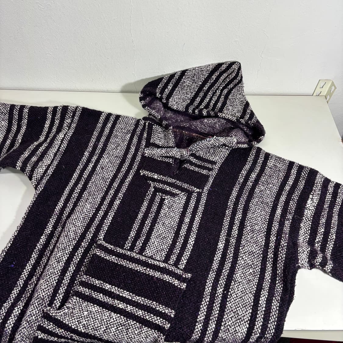 95 VTG 다크퍼플 에스닉 니트후드 상품이미지2