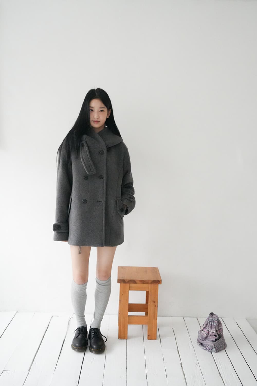인앤양하모니 Miya coat, charcoal 상품이미지4