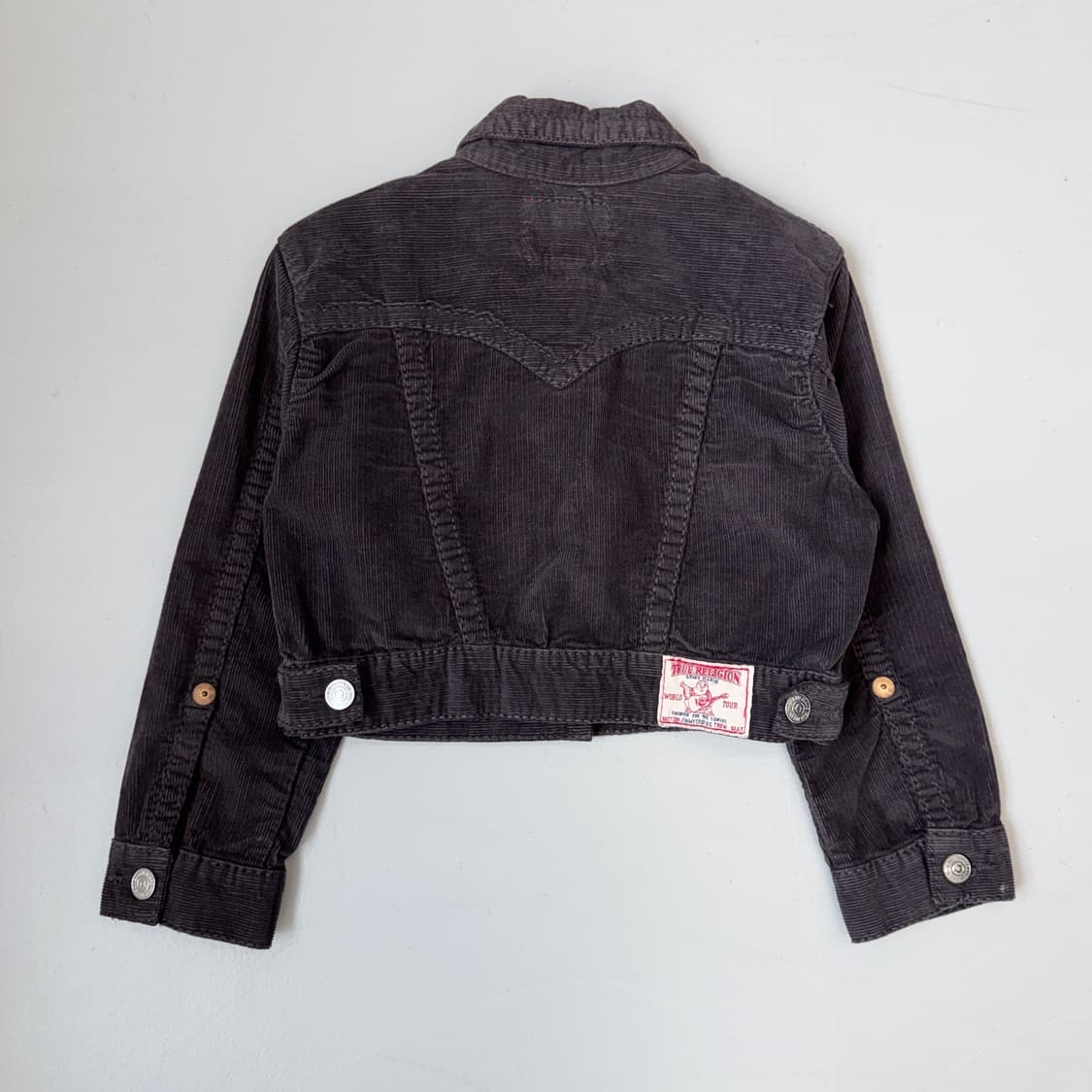 트루릴리전 Y2K 크롭 코듀로이 자켓 상품이미지3