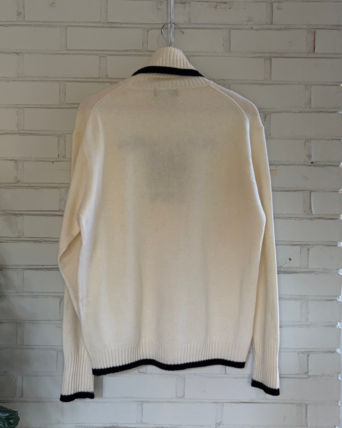 챕스 랄프로렌 아이보리 네이비 니트 상품이미지4