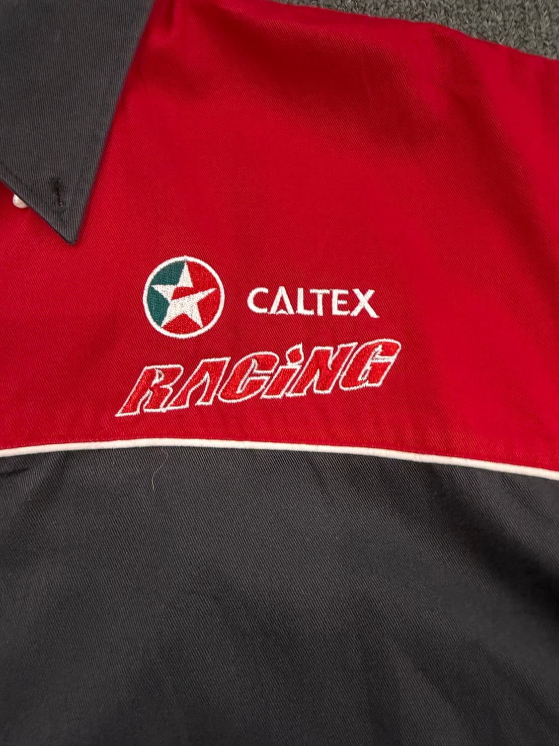 L) Caltex Racing 빈티지 반팔 워크셔츠 상품이미지4