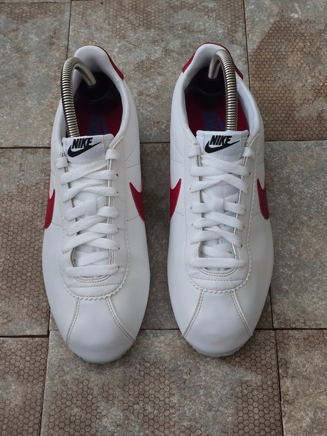 (265)나이키 클래식 코르테즈 레더 흰빨파 상품이미지2