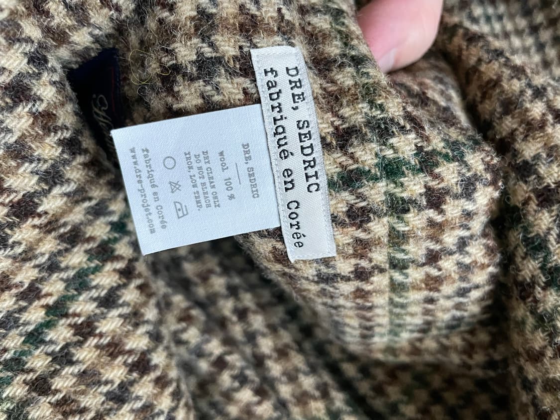 드레 프로젝트 건클럽 체크 테바 자켓 울 블레이저 스포츠 코트 상품이미지3