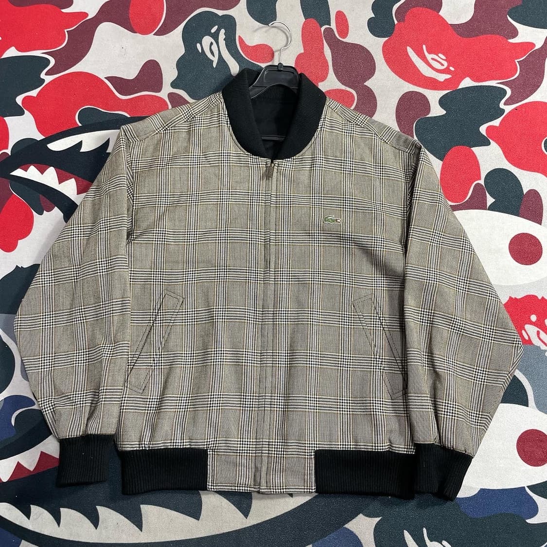 라코스테 LACOSTE 리버시블 블루종 자켓 상품이미지4