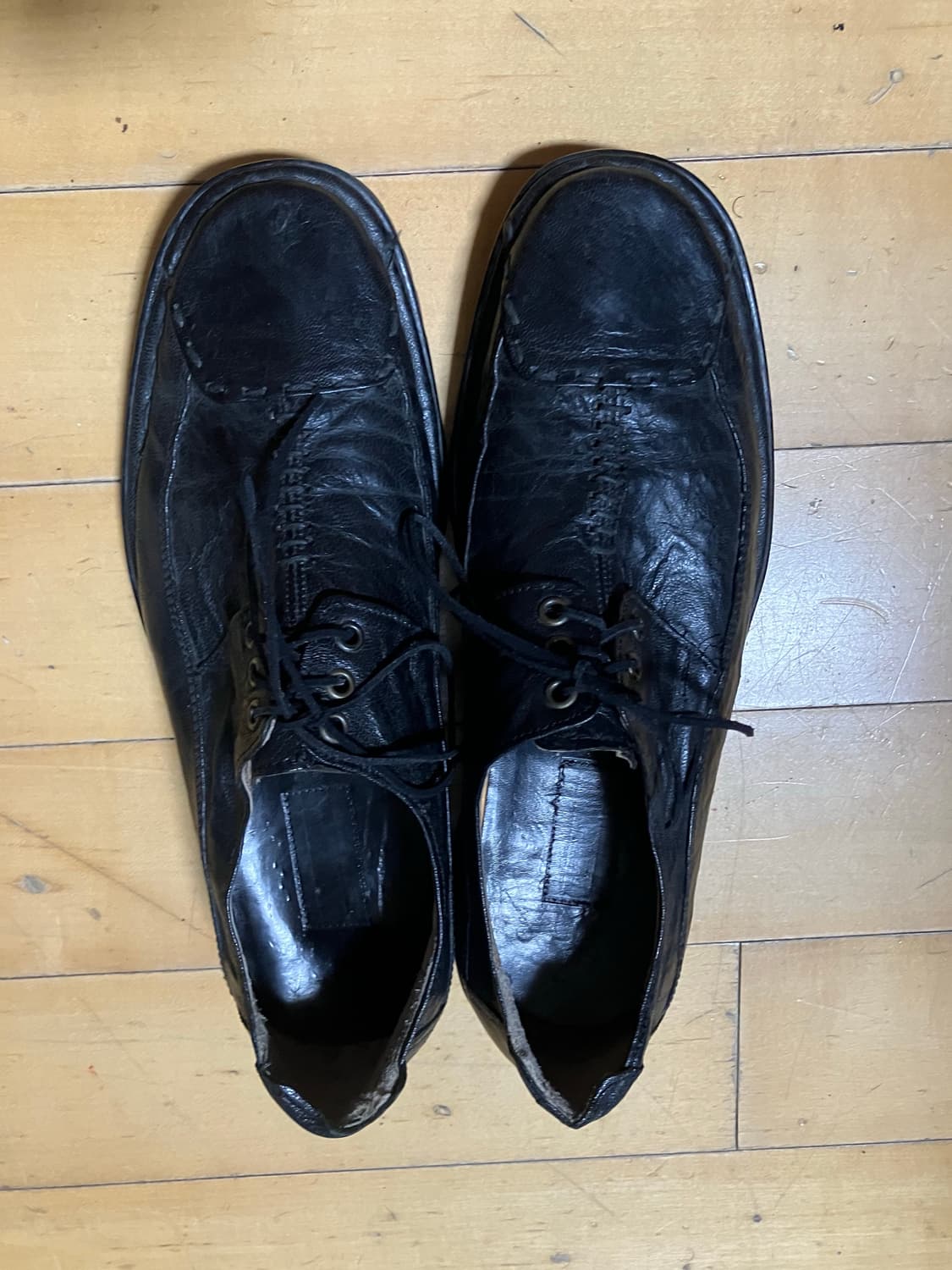 Japanese 90s 아티저널 리얼스킨 더비 슈즈 260 상품이미지4