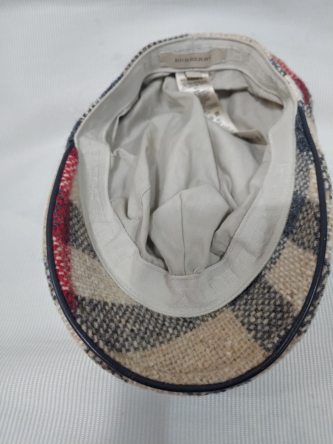 버버리 체크무늬 헌팅캡  보이캡 모자 54 상품이미지3