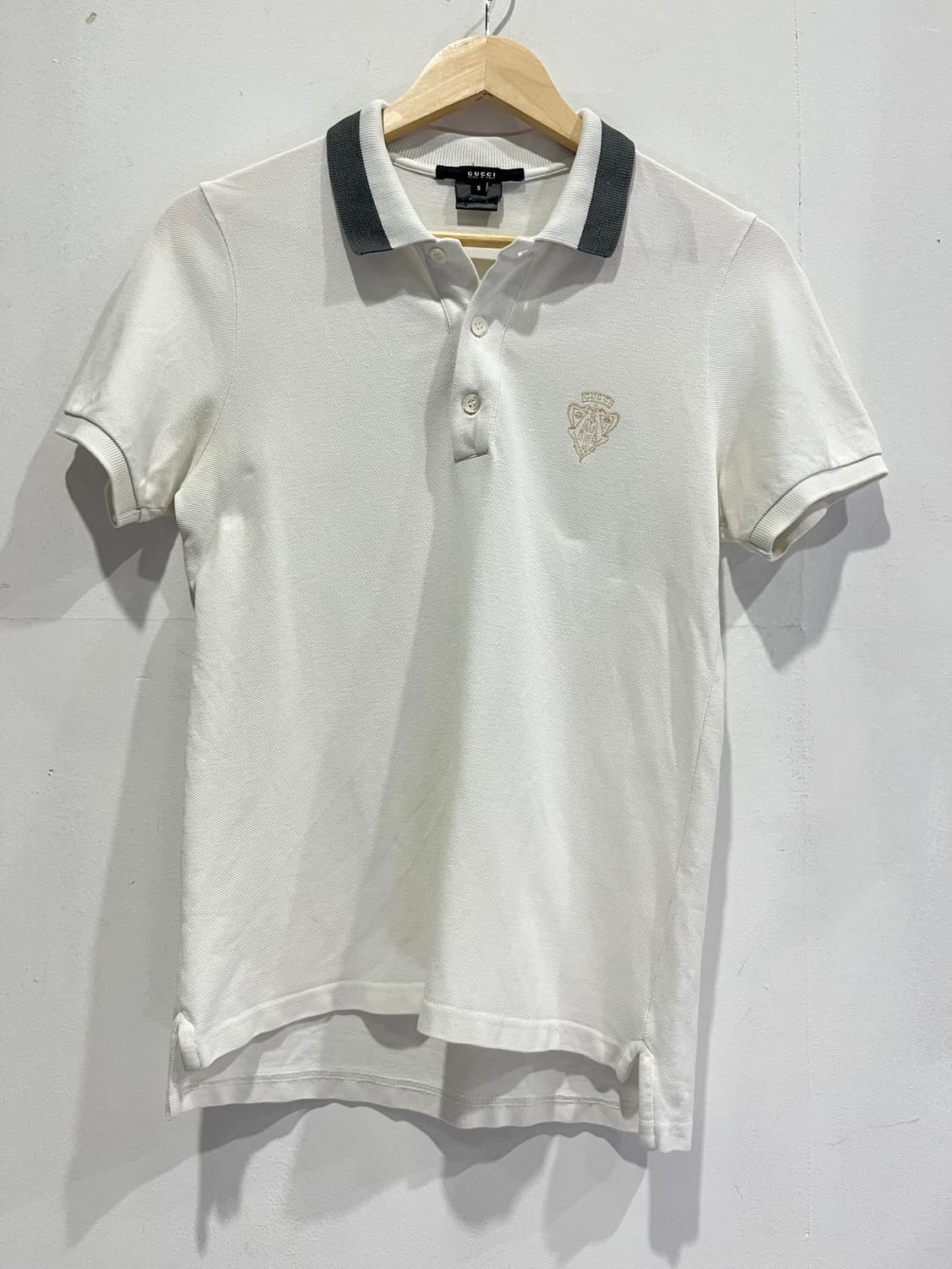 GUCCI 화이트 폴로티 S 정품 상품이미지1