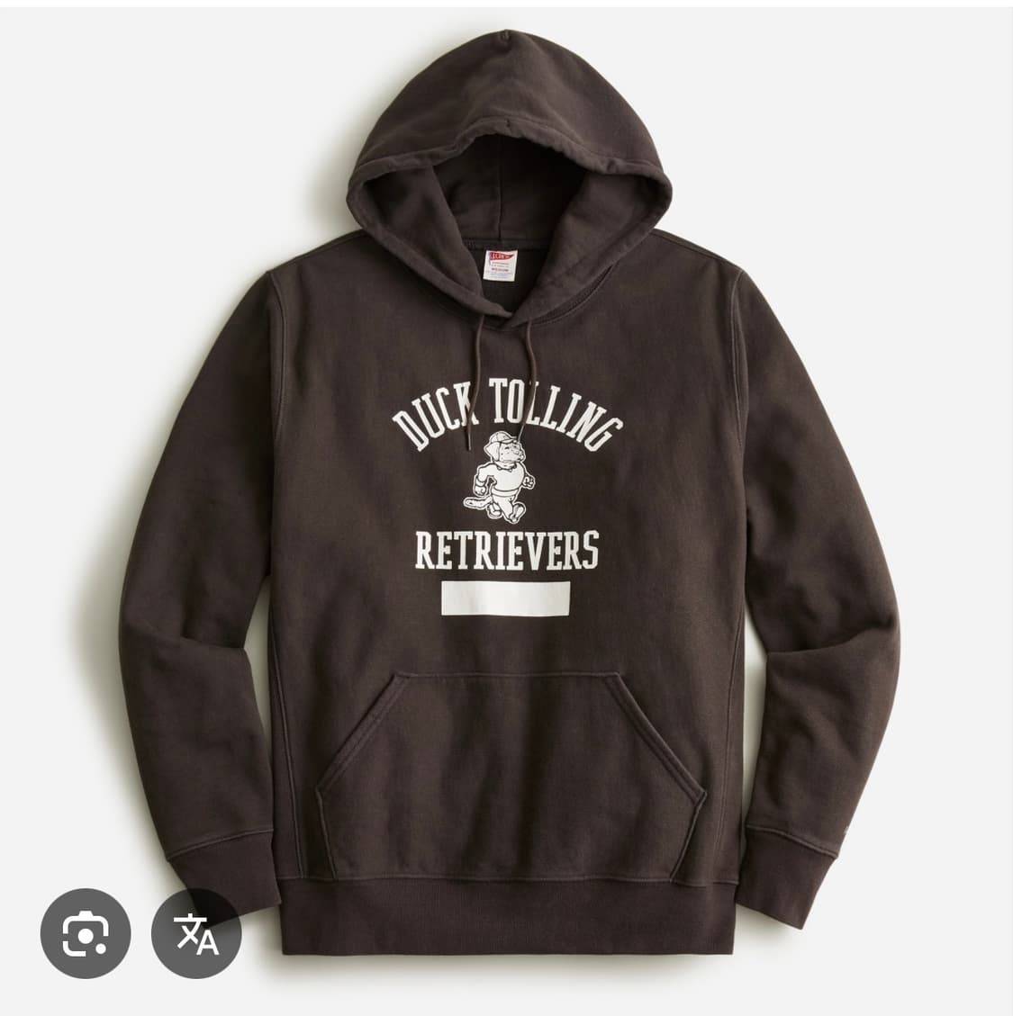 제이크루 헤리티지 14온즈 헤비 후드 브라운 덕 톨린 M 상품이미지1