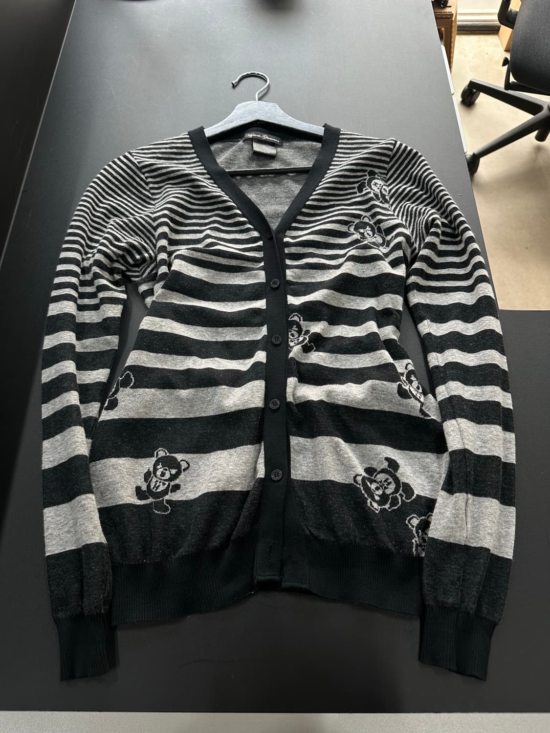 히스테릭글래머 퍽베어 스트라이프 가디건  상품이미지5