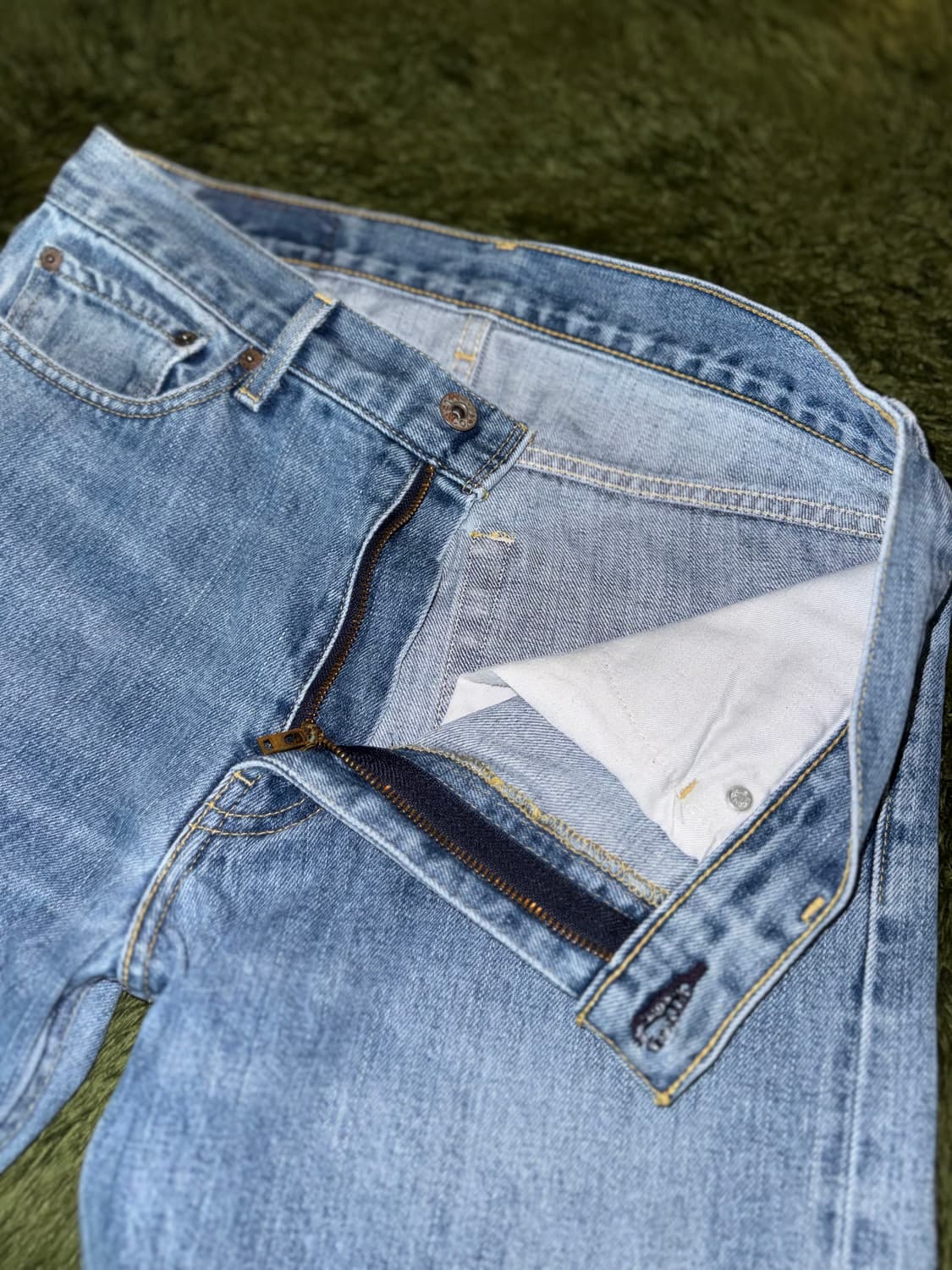 [33X32] 리바이스 532 재팬 릴리즈 빈티지 워싱 데님 팬츠 상품이미지3