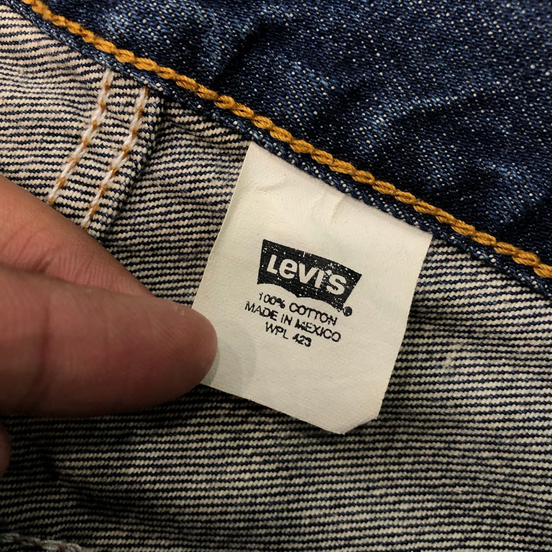 31 리바이스 501 워싱 데님 팬츠 상품이미지4