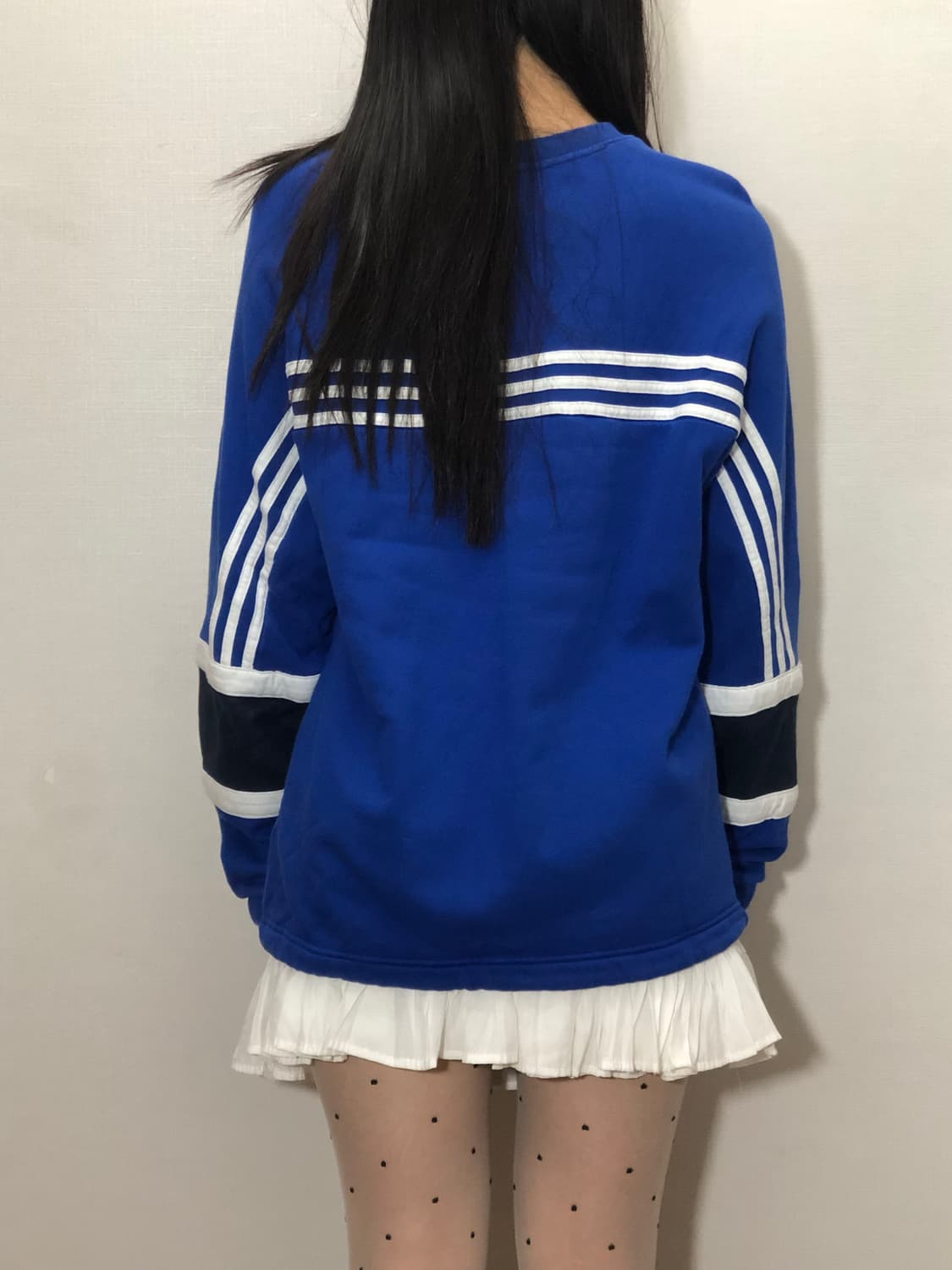 빈티지 아디다스 블루 파이어버드 스웻셔츠 상품이미지6