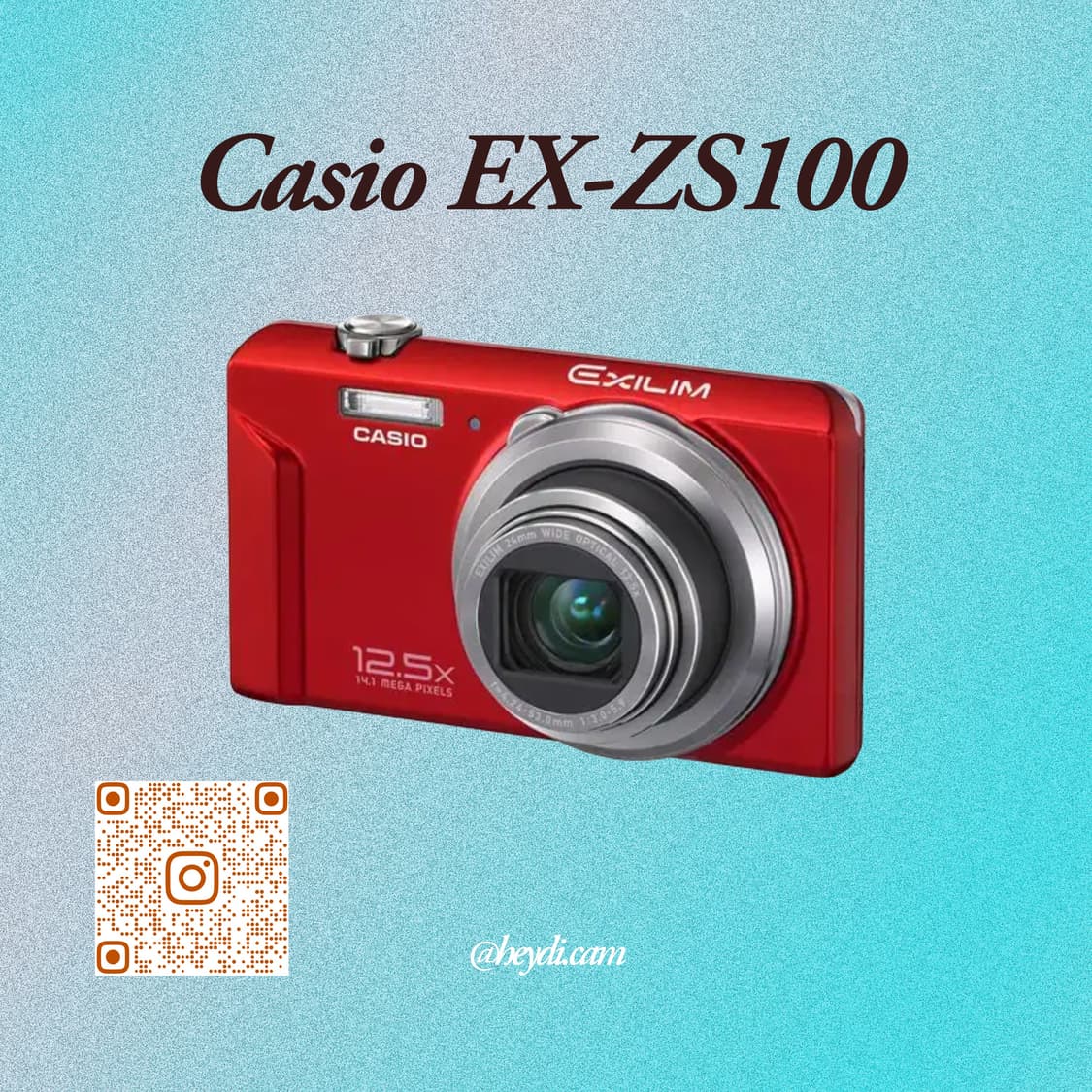 소장디카) 카시오 EX-ZS100 레드 (Casio EX-ZS100) 상품이미지1