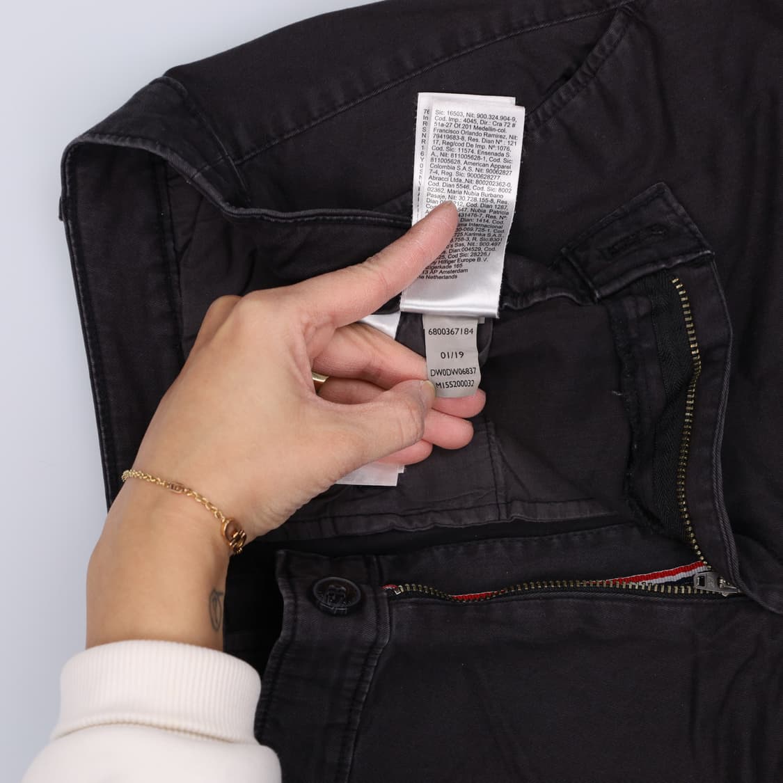 [실측확인] 타미힐피거 여성 면바지 치노팬츠 1223H2 상품이미지5