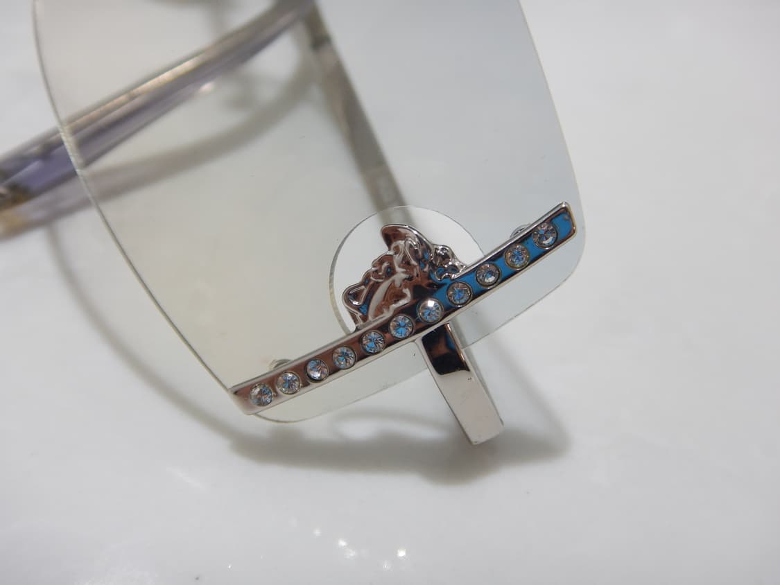 베르사체 메두사 큐빅 무테 안경 상품이미지2