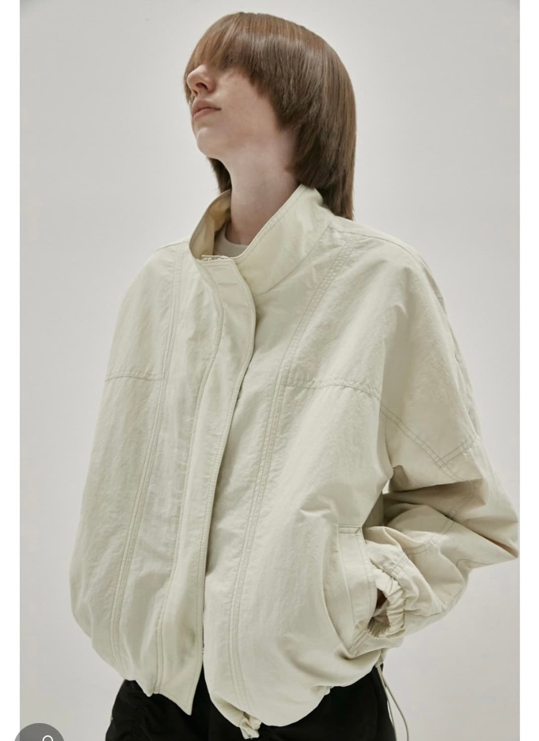 인사일런스 우먼 디바이드 스티치 블루종 상품이미지1