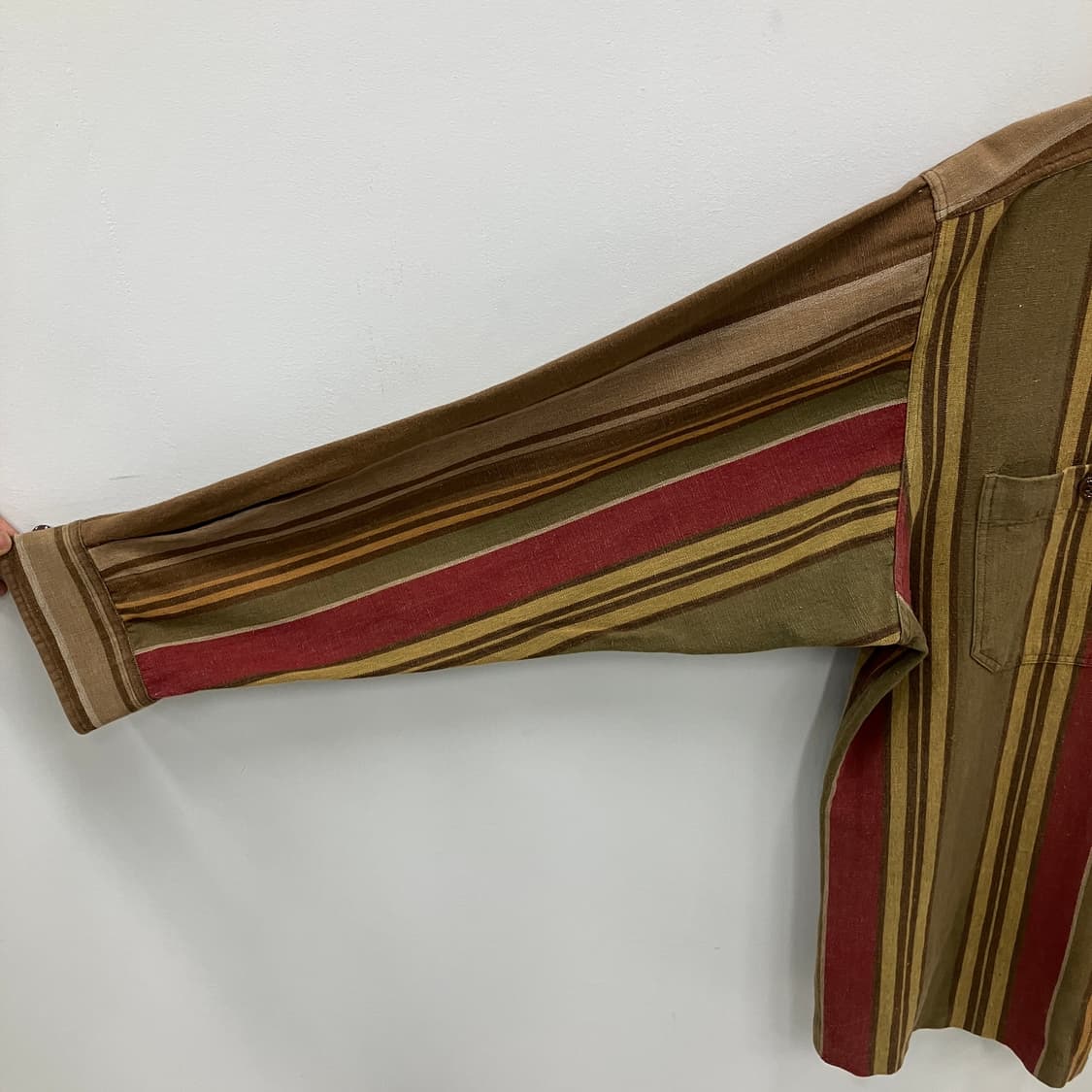 폴로 랄프로렌 멀티 컬러 스트라이프 코튼 셔츠 M 상품이미지4