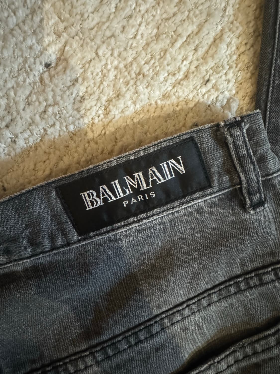 Balmain 피닉스 그레이 데카르넹 데님 30 상품이미지3