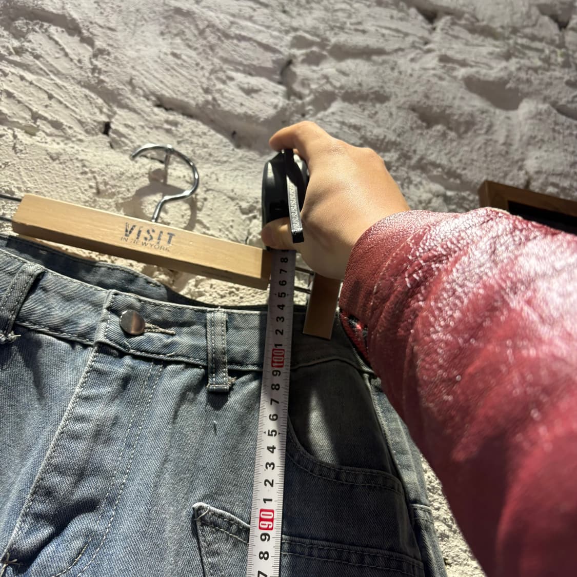 일제빈티지 사쿠라,기사 자수 데님팬츠 상품이미지9