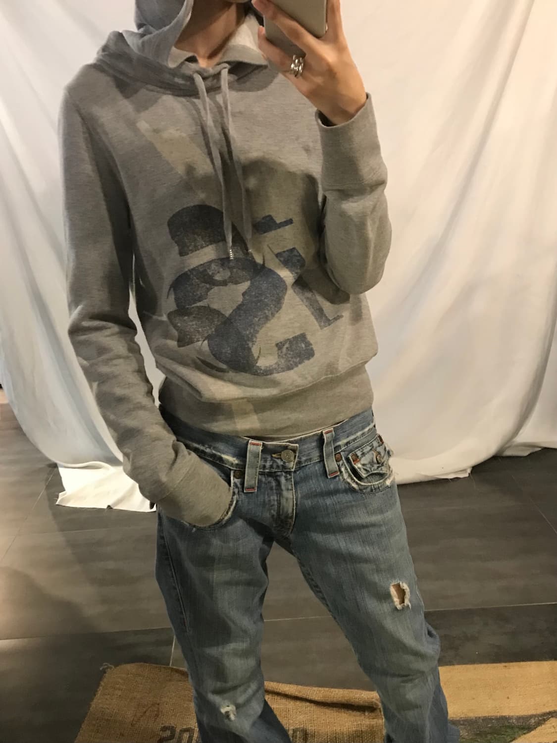 Diesel Grey Hoodie 상품이미지1