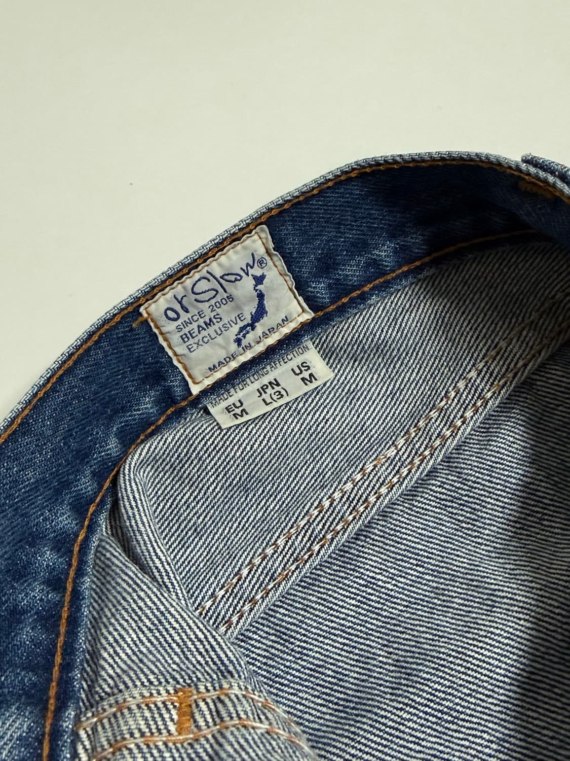orslow 101 dad‘s fit One wash 빔즈 별주판 상품이미지3