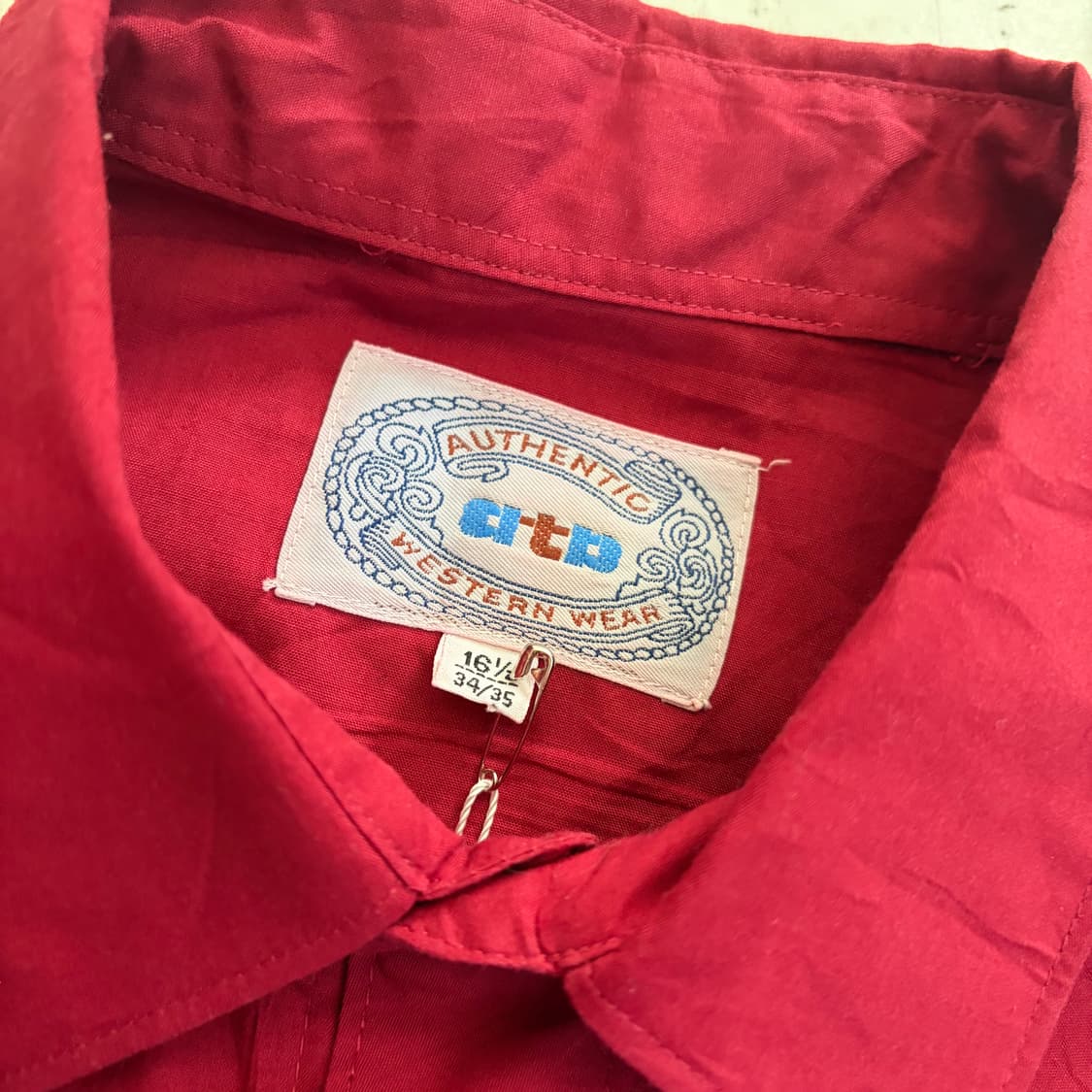 70s OG 빈티지 웨스턴 셔츠 L 상품이미지5