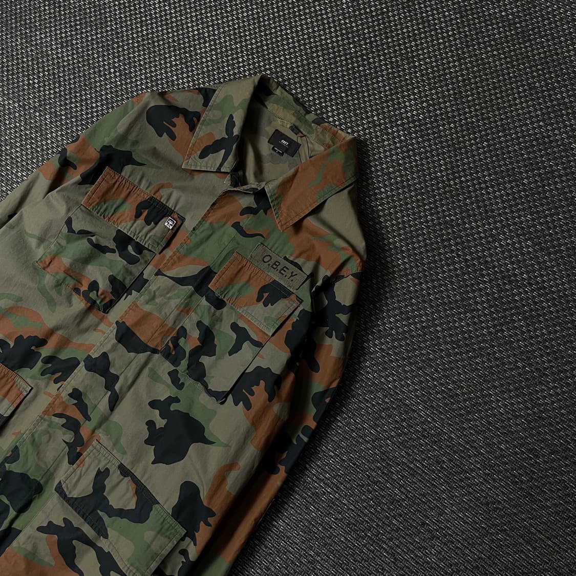 오베이 카모 멀티포켓 셔츠 자켓 L 상품이미지4