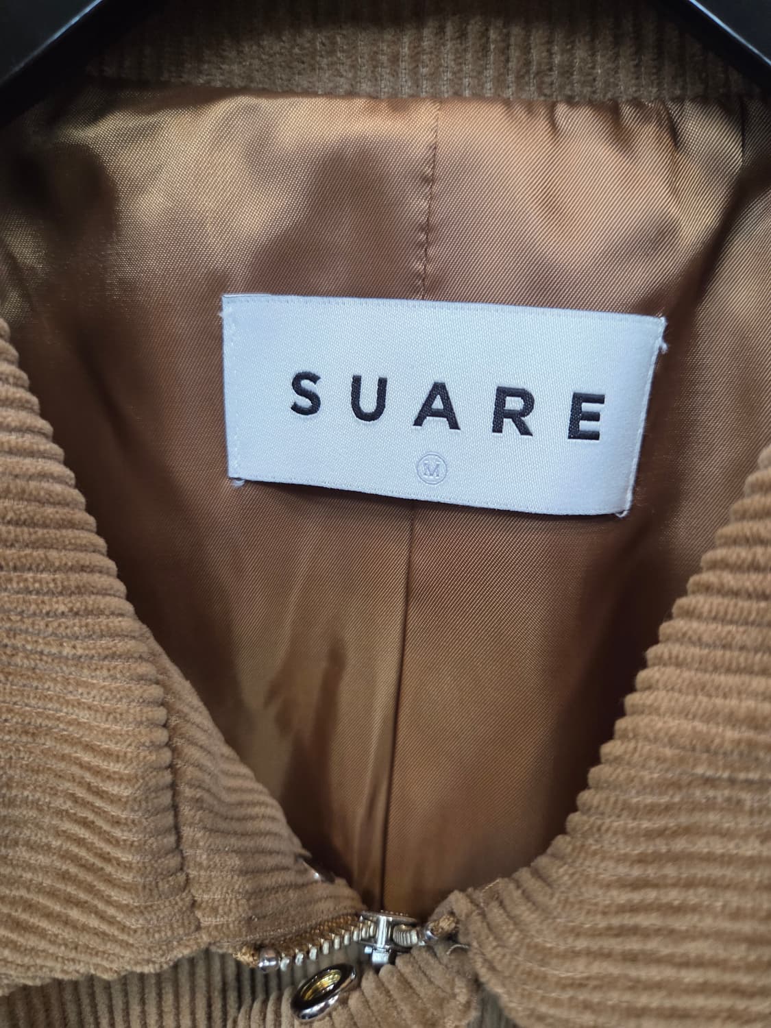 수아레 코듀로이 미니멀 자켓 m 카라멜 상품이미지3