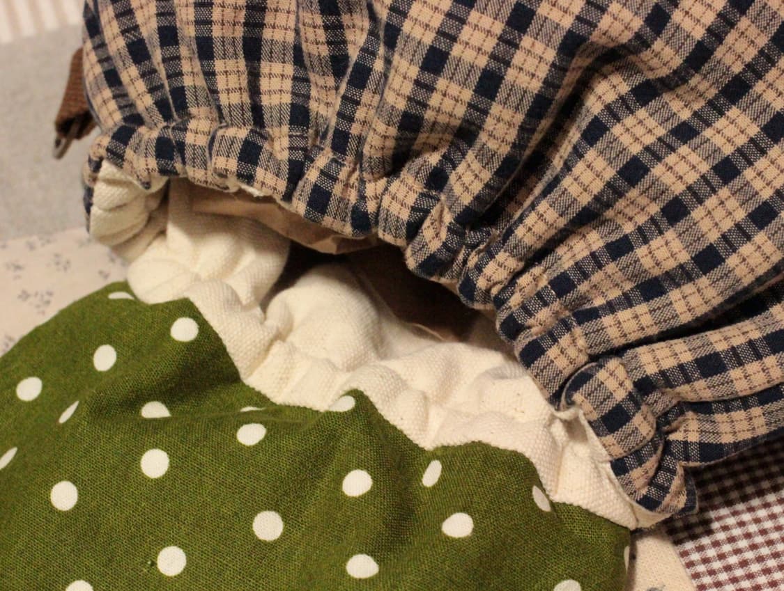 핸드메이드 키링 도트 밴딩 파우치 상품이미지4