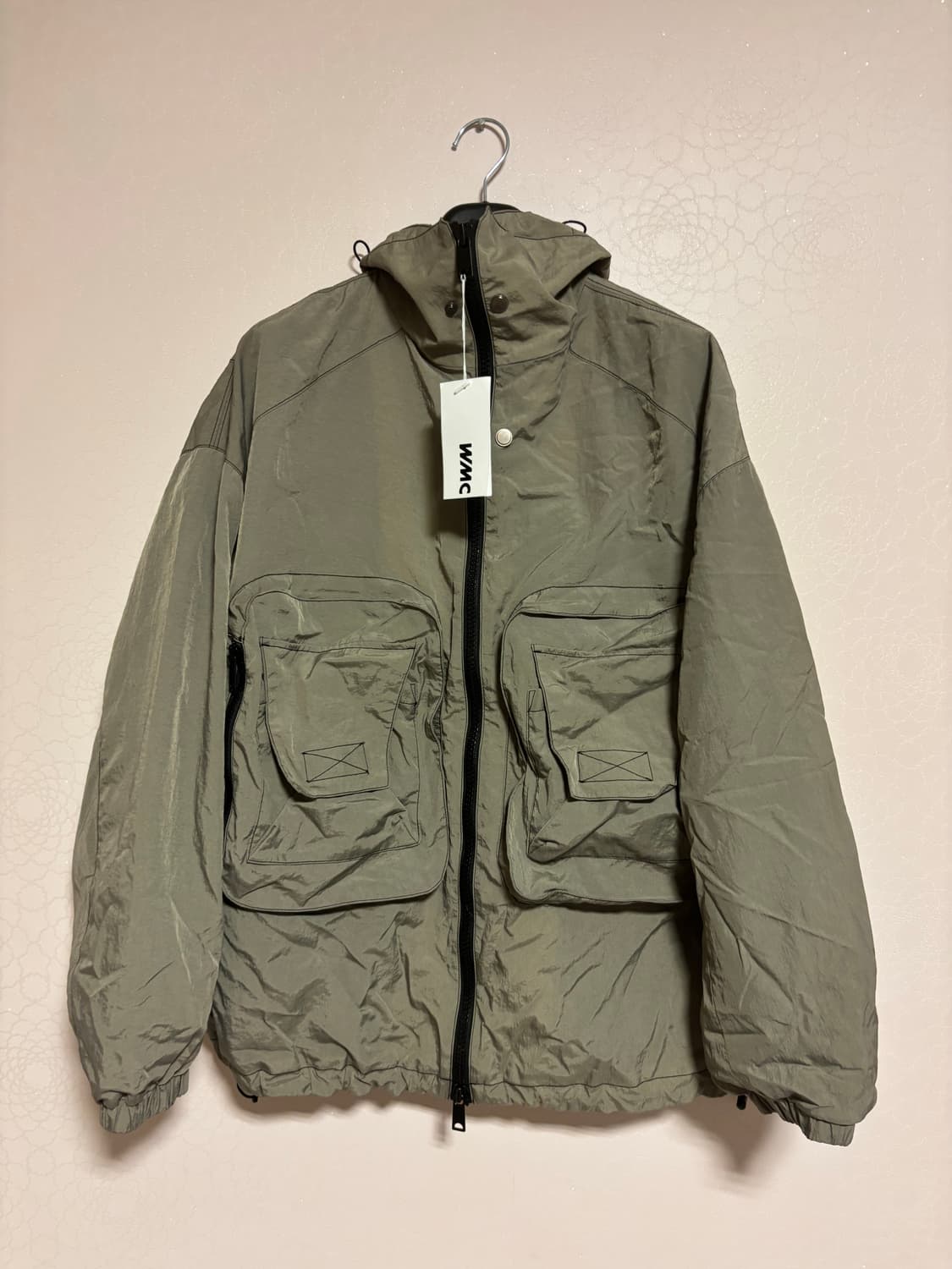 WMC 포켓 후드 자켓 베이지 L사이즈 100-105 상품이미지1