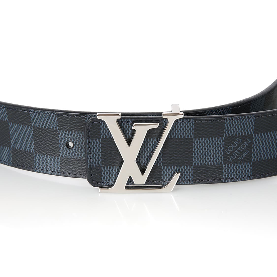 루이비통 다미에 코발트 벨트 LV 로고 벨트 M9210S 블루 상품이미지7