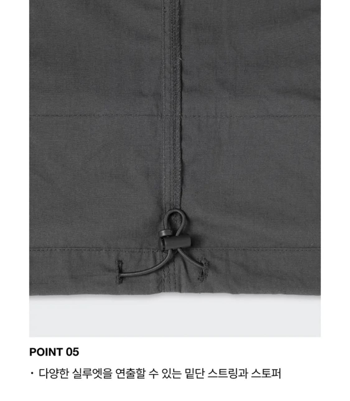 시티 레저 CN 벨티드 멀티 포켓 카고 버뮤다 팬츠 [그레이] 상품이미지6
