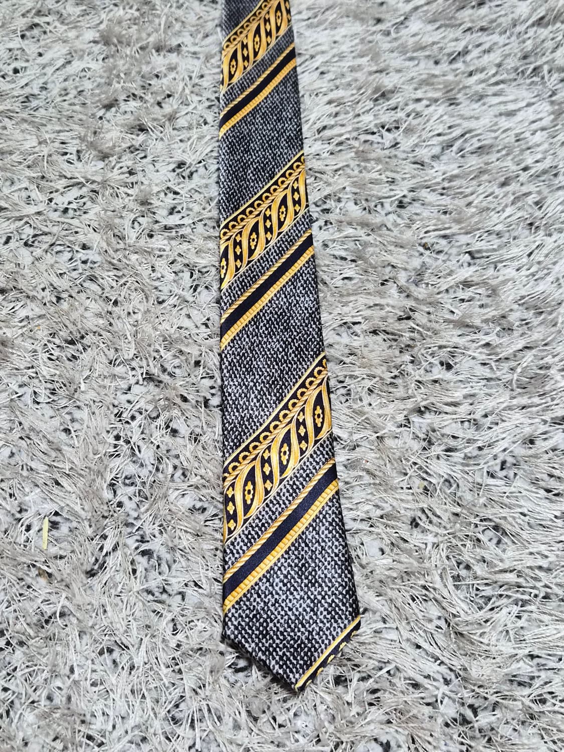 랑방Lanvin 금장 패턴 넥타이 Free - N67 상품이미지7
