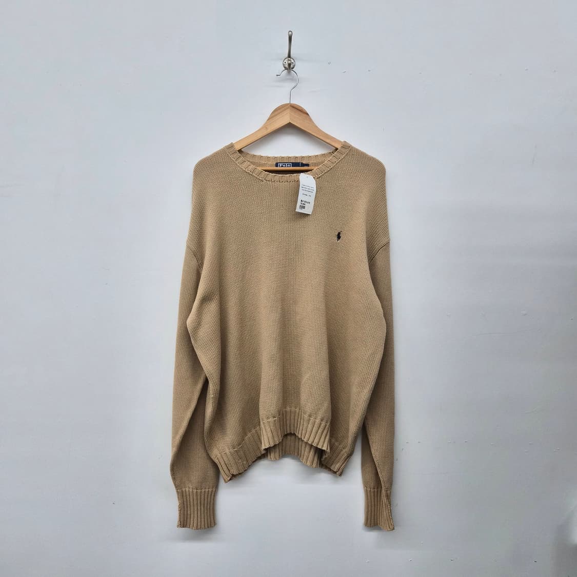 폴로 랄프로렌 베이지 니트 스웨터 남성 2XL 상품이미지1